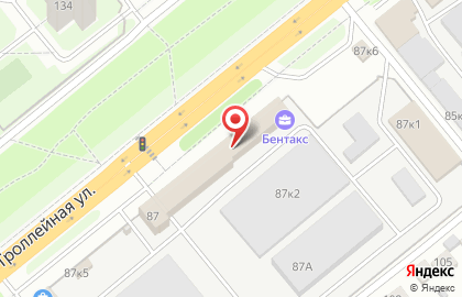 Ветеринарный центр Балу на Троллейной улице на карте