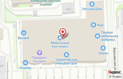 Бюро комфорта на Варшавской улице на карте