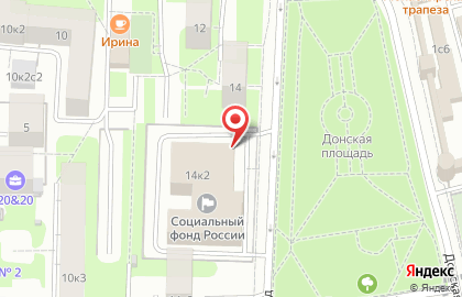 Межрегиональный информационный центр Пенсионного фонда РФ на карте