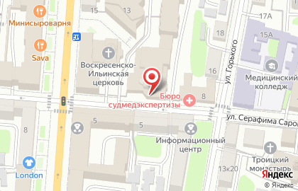 Управление МВД России по Курской области на карте