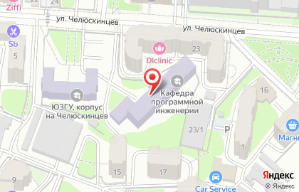 Юго-Западный государственный университет в Курске на карте