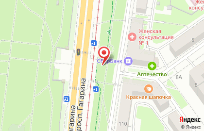Магазин цветов на улице Гагарина 108А на карте
