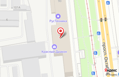 Розничный магазин Ивановооптторг на проспекте Октября на карте