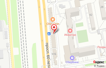 Магазин кондитерских изделий в Железнодорожном районе на карте