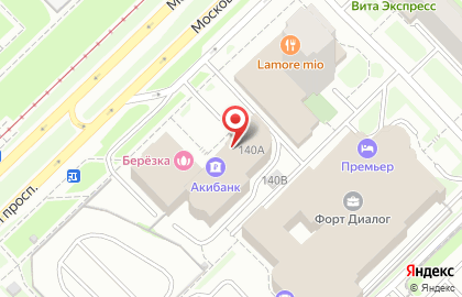 Салон сотовой связи МТС на Московском проспекте на карте