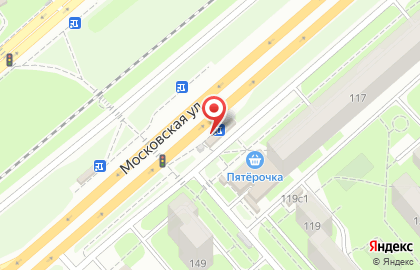 Пункт быстрого питания Русский аппетит на Московской улице на карте
