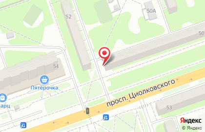 Семейная парикмахерская Турбо Стрижка на проспекте Циолковского на карте