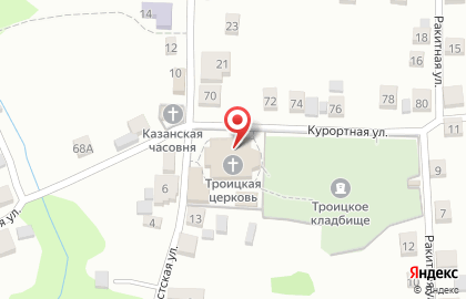 Свято-Троицкий Храм на Большевистской улице на карте