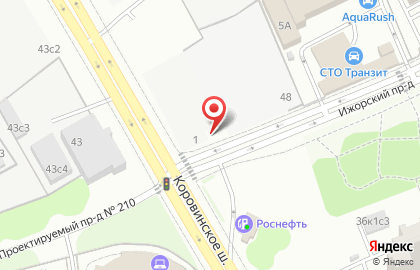Автостоянка Мгса в Дмитровском районе на карте