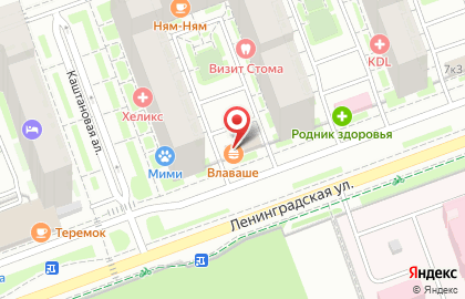 Строительная компания Строительный трест на улице Ленинградской на карте