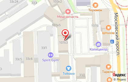 Проминдустрия на Московском проспекте на карте