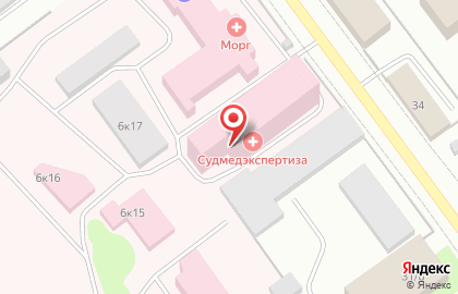 Областное Мурманское бюро судебно-медицинской экспертизы на улице Радищева на карте