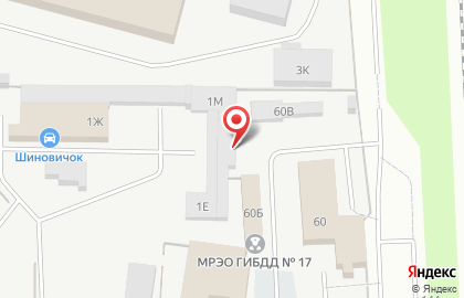 Шиномонтажная мастерская Подкова на Екатерининском проспекте на карте