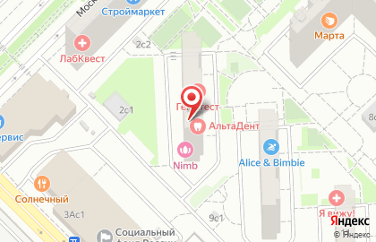Сантехник Московский на карте