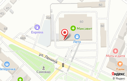 Мебельный салон Сакура на улице Ленина на карте
