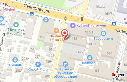 Магазин на улице Фрунзе на карте