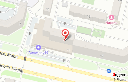  Кадровое агентство ЯРАБОТА на проспекте Мира на карте