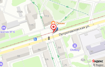 Дисконт на улице Хохрякова на карте