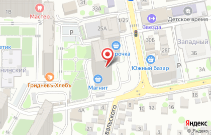 Супермаркет Магнит в Ростове-на-Дону на карте