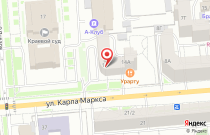 Гостиница квартирного типа Апартаменты Байкал на улице Карла Маркса на карте