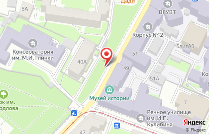 Указатель системы городского ориентирования №5604 по ул.Пискунова, д.49 р на карте