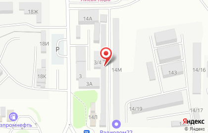 Автомастерская в Барнауле на карте