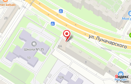 Киоск в Железнодорожном районе на карте