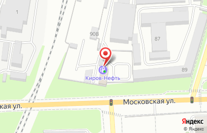 Киров-Нефть на Московской улице на карте