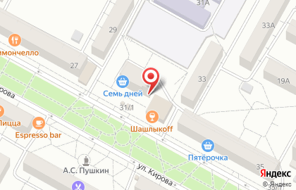 Парикмахерская Комильфо в Центральном районе на карте