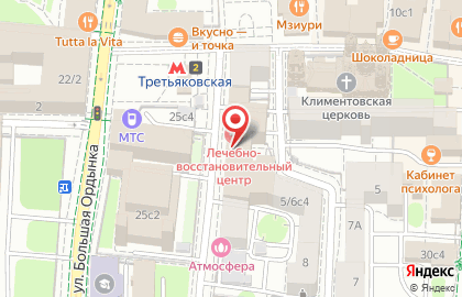 Аптека Неофарм на метро Третьяковская на карте