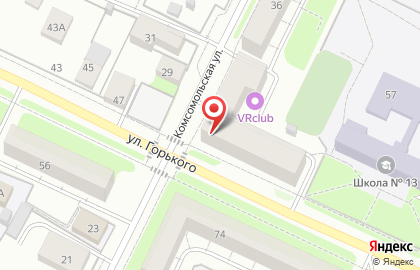 Зоомагазин Котопесия на улице Горького на карте