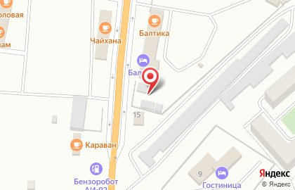 Шиномонтажная мастерская на улице Гагарина на карте