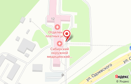 Банкомат СберБанк на улице Одоевского на карте