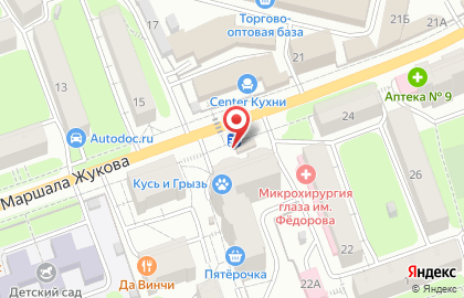 ОАО Союзпечать на улице Маршала Жукова на карте
