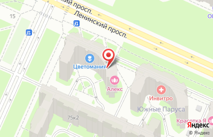 Магазин канцтоваров и игрушек в Красносельском районе на карте