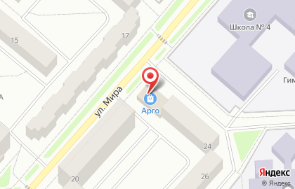 Торговый центр Арго в Ханты-Мансийске на карте