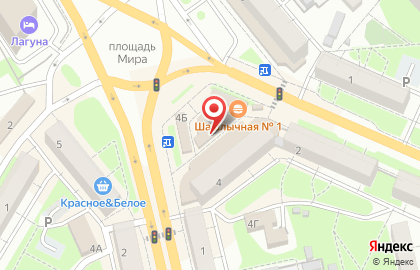 Закусочная Трактиръ в Левобережном районе на карте