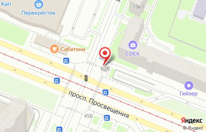Цветочный магазин в Санкт-Петербурге на карте