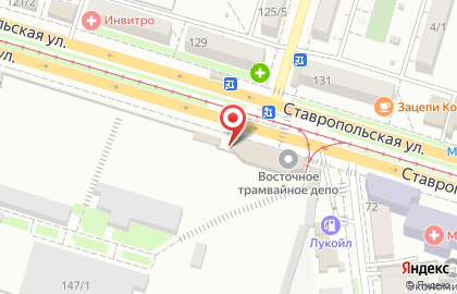 Столовая на ​Ставропольской улице на карте