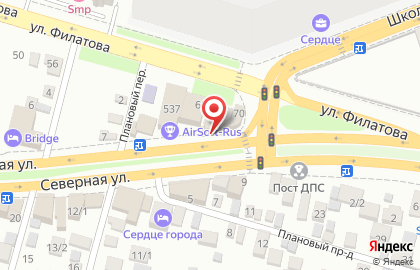 Магазин фастфудной продукции в Центральном районе на карте