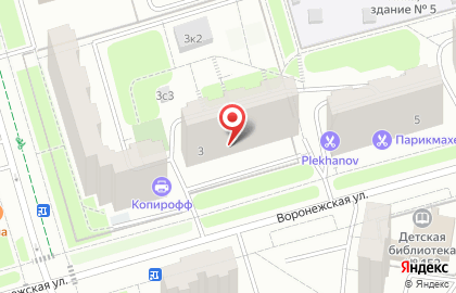 Приоритет, ООО в Южном Орехово-Борисово на карте