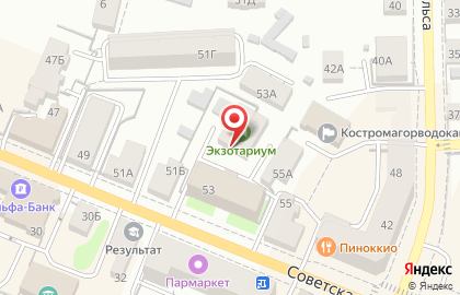 Фитнес-клуб Аура на Советской улице на карте