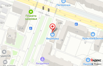 Фирменный магазин Акашево на улице Петрова на карте
