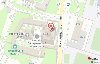 Храм Иверской иконы Божией Матери в Николо-Перервинском монастыре на карте
