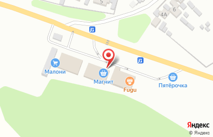 Супермаркет Магнит у дома на Советской улице на карте