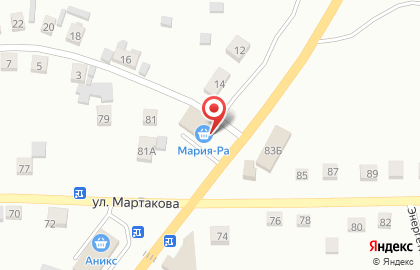 Продуктовый супермаркет Мария-Ра в Барнауле на карте