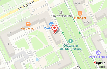 Желаем Здоровья в Жуковском (ул Фрунзе) на карте