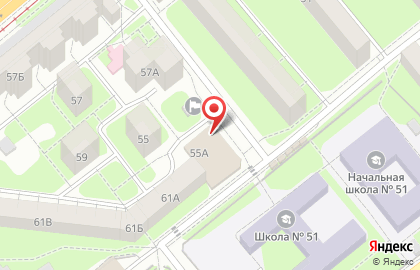 Универсам Пролетарский на Московской улице, 61а на карте