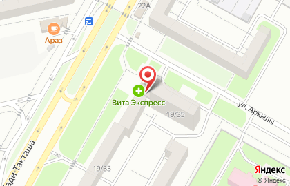 Парикмахерская в Казани на карте