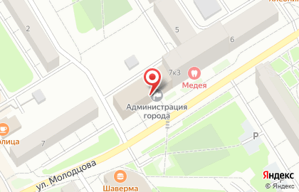 Русская Страховая Транспортная Компания на улице Молодцова на карте